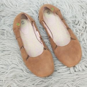 El Naturalista Dani Garcia Brown Ballet Flats 38